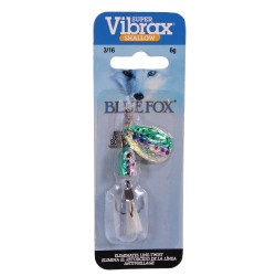 Vibrax Shallow Spinner 3/16 Rainbow Trout BLUE-FOX