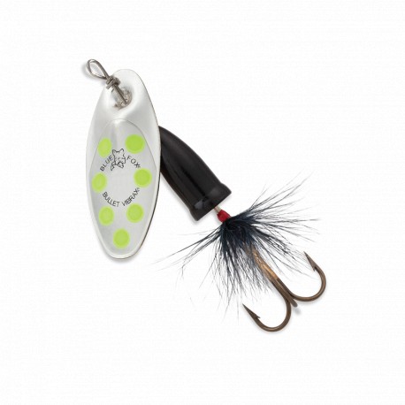 Vibrax Bullet Fly 2 Slvr/Flrscnt Yel/Blk BLUE-FOX