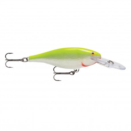 Shad Rap 07 Silver Fluorescent Chartreuse RAPALA