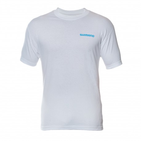 SHM SS CTN TEE - XL WHITE SHIMANO