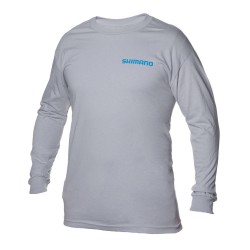 SHM LS CTN TEE XXL GRAY SHIMANO