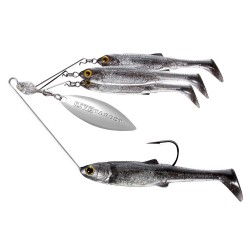 BaitBall MED SRS,MSV,Smk/Silver,4/0,1/2oz LIVETARGET-LURES