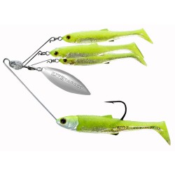 BB SM SRS,MSV,Chartreuse/Slvr,3/0,1/4oz LIVETARGET-LURES