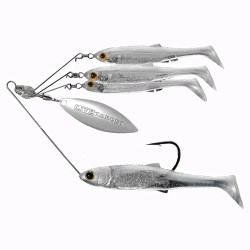 BB Lrg SRS,MSV,Prl White/Slvr,5/0,3/4oz LIVETARGET-LURES