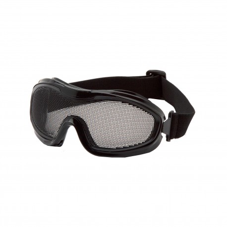Black Single Wire Mesh Goggle PYRAMEX-SAFETY-PRODUCTS