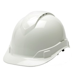 RL Vented Cap Style 4 Pt Ratchet  White PYRAMEX-SAFETY-PRODUCTS