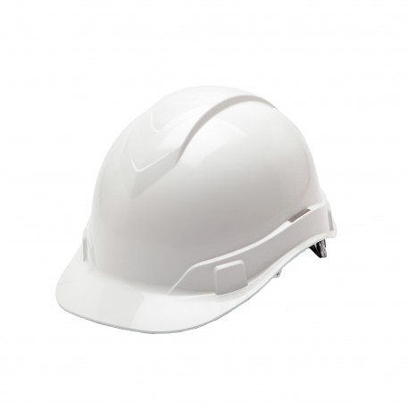 RL Cap Style 6 Pt Ratchet  White PYRAMEX-SAFETY-PRODUCTS