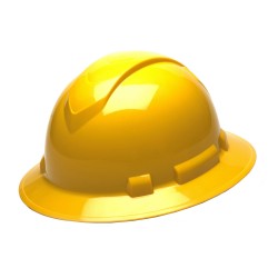 RL Full Brim 4 Pt Ratchet  Yellow PYRAMEX-SAFETY-PRODUCTS