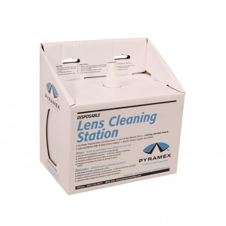 Lens Cleaning Station w/8 oz Solution PYRAMEX-SAFETY-PRODUCTS
