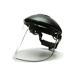 Aluminum Bound Polycarbonate Shield PYRAMEX-SAFETY-PRODUCTS