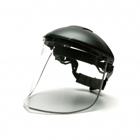 Aluminum Bound Polycarbonate Shield PYRAMEX-SAFETY-PRODUCTS