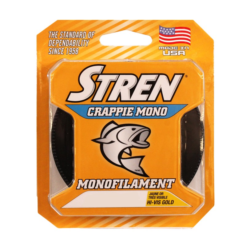 Stren Crappie Monofilament Line, Gold