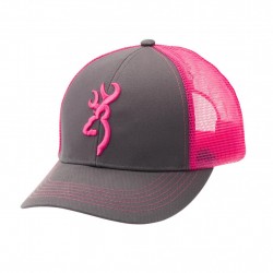 CAP,FLASHBACK CHAR/NEON PIN BROWNING