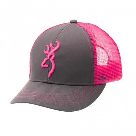 CAP,FLASHBACK CHAR/NEON PIN BROWNING