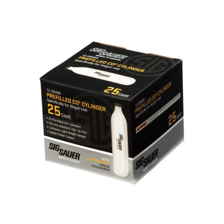 C02, 12g /25 SIG-SAUER