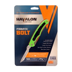 Piranta-Bolt Shock Green,CP HAVALON-KNIVES