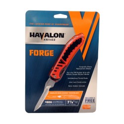 FORGE, Rubber Orange Handle,CP HAVALON-KNIVES