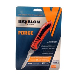 FORGE, Rubber Orange Handle,CP HAVALON-KNIVES