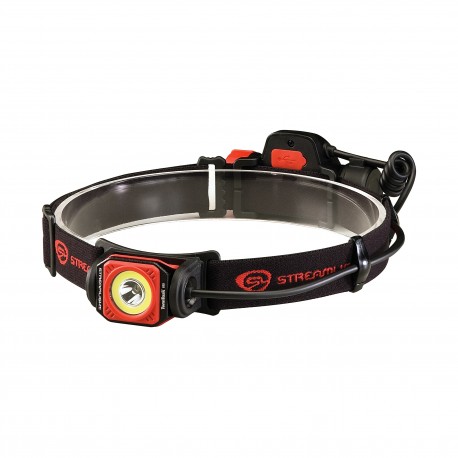 Twin-Task USB Headlamp- Clam Black/Red STREAMLIGHT