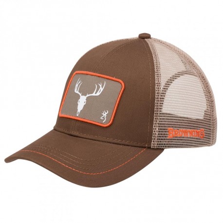 CAP, PAST TIME SKULL BROWNING