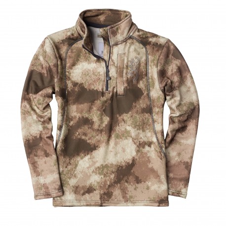 SHT,YOUTH,WASATCH,1/4ZIP,AU,XL BROWNING
