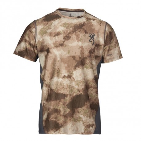 SHT,PLEXUS-FM,SS,MESH,AU,2XL BROWNING