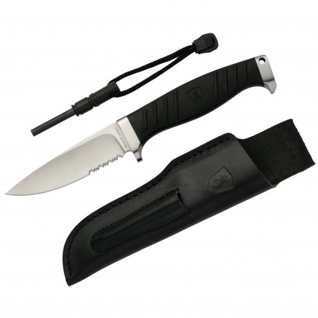 KNIFE, BUSH CRAFT IGNITE G10 B BROWNING