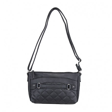 Quilted Cross body Bag- Black NCSTAR - Outdoority