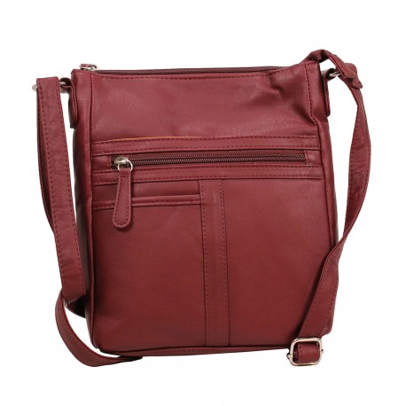 Messenger Crossbody Bag- Red NCSTAR