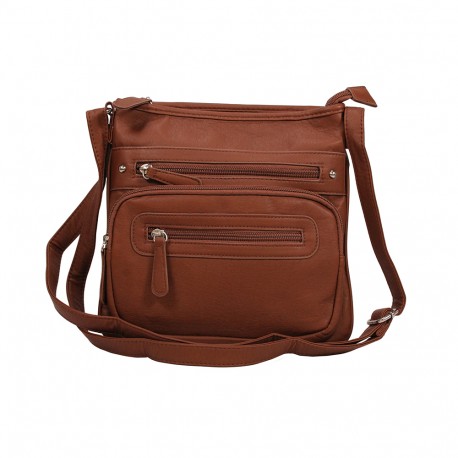 Small Messenger Crossbody-Brown NCSTAR