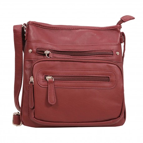 Small Messenger Crossbody-Red NCSTAR