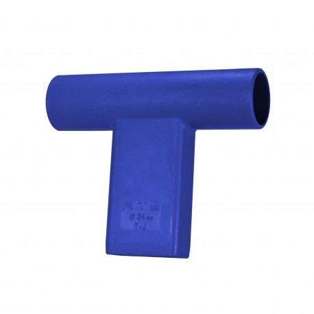 "T" Connector for Round Target Pole-Blue MEPROLIGHT