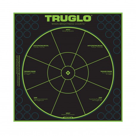 Target Handgun Diag 12X12 50Pk TRUGLO