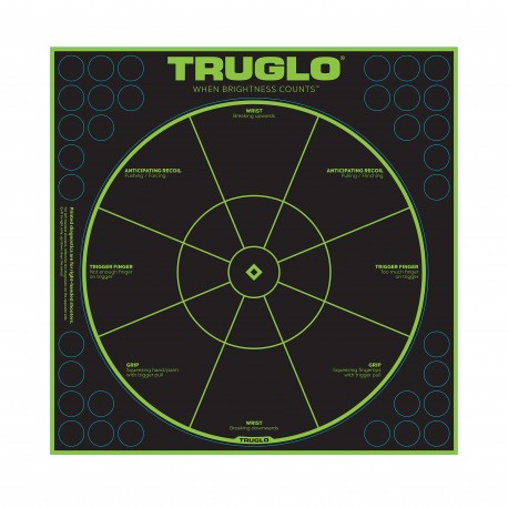 Target Handgun Diag 12X12 6Pk TRUGLO