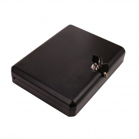 Lg Psnal safe w/key lock&scurty cable-Blk BULLDOG-CASES