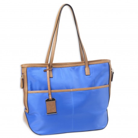 Tote Style Nylon Purse w/Holster-Blue BULLDOG-CASES