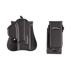Tmb Rls Poly hlstr w paddle&mag holder-RH BULLDOG-CASES