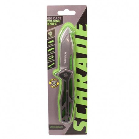 SCH702CP Cage w/G10 UG Ti 2.75" SCHRADE-BY-BTI-TOOLS