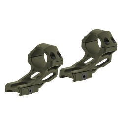 A-S 1" High Pro. 37mm OP. Rings, OD Green LEAPERS-INC