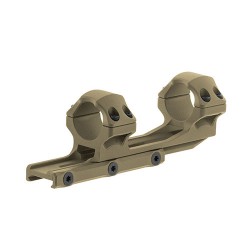 A-S 1" Med Pro. 50mm OP. Rings, FDE LEAPERS-INC