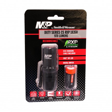 Duty Series CS, RXP Rechargeable, 1x18350 SMITH-WESSON-ACCESSORIES