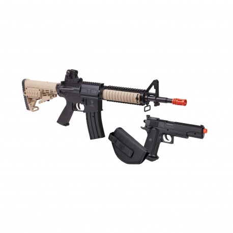 Warrior Protection Kit (Earth/ Blk)Spring CROSMAN