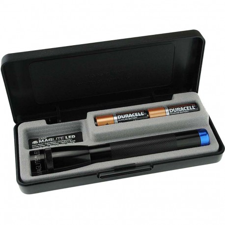 2 Cell AAA Mini LED PB-Blue Led,Black MAGLITE