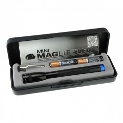 2 Cell AAA Mini LED PB-Blue Led,Black MAGLITE