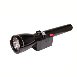 Mag Charger LED w/Charger base, BLK,BLACK MAGLITE