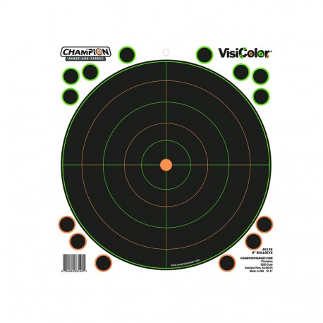 8"Bulls Eye 5Pk W/40 Pastors CHAMPION-TRAPS-AND-TARGETS