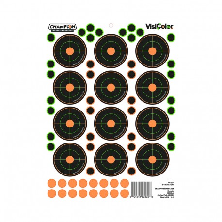 2"Bulls Eye 5Pk W/60 Pastors CHAMPION-TRAPS-AND-TARGETS
