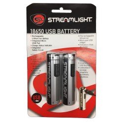 18650 USB Battery - 2pk STREAMLIGHT