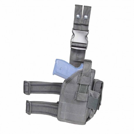 Drop Leg Universal Holster-Urban Gray NCSTAR