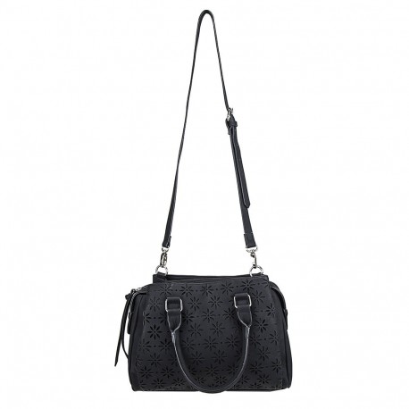 Vism Daisy Crossbody Satchel- Black NCSTAR
